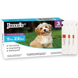 New Flea and Tick Treatment for Small Dogs 5–22 lbs with Fipronil, 3 Doses